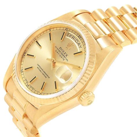 18 karat rolex watch